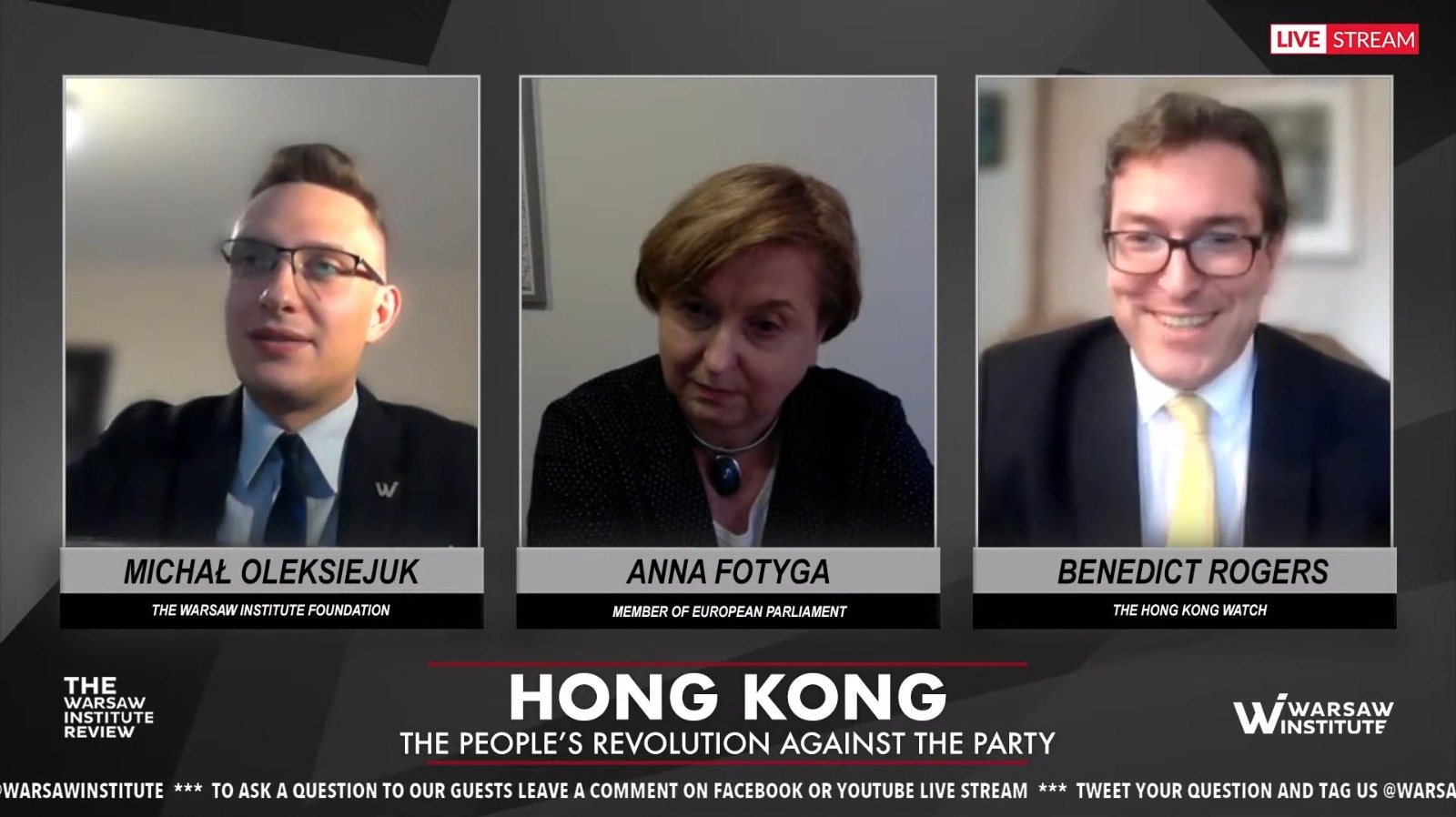 Hong Kong – the people’s revolution against the Party